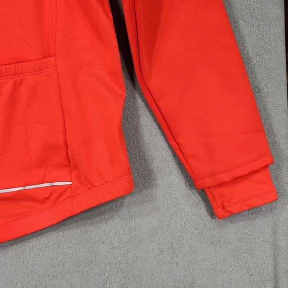 Przewalski Cycling Bike Jacket sz L Men Red Gray Reflective Full Zip Pockets NEW - Picture 13 of 13